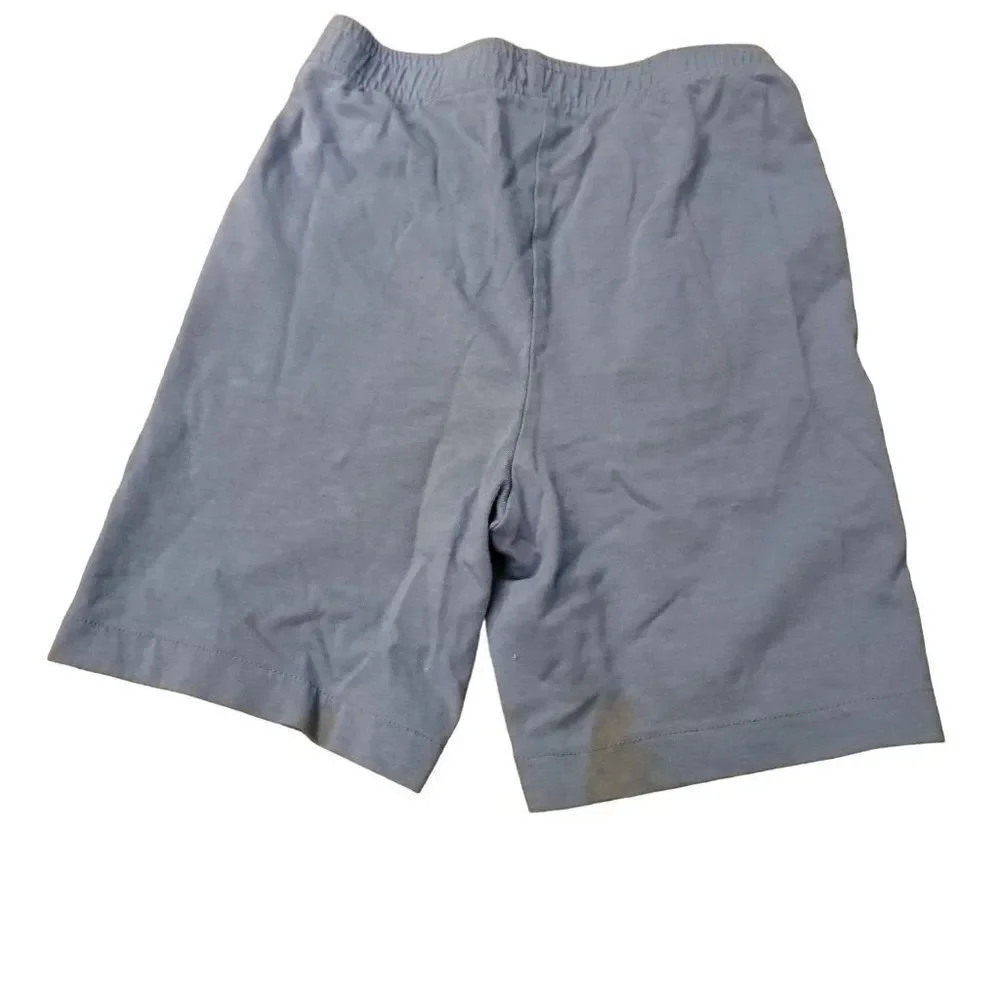 Falls Creek Unisex Kids Blue Slash Pockets Elastic Waist Drawstring Pull On Shor
